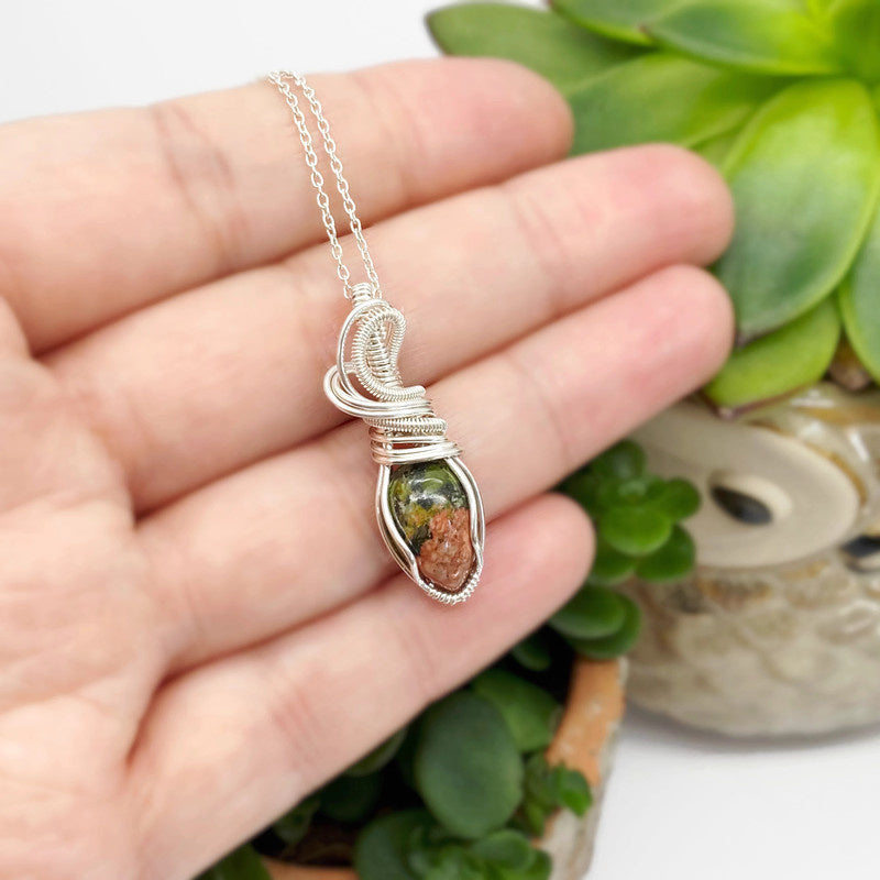 Sterling Zilveren Wire Wrap Hanger Met Unakiet