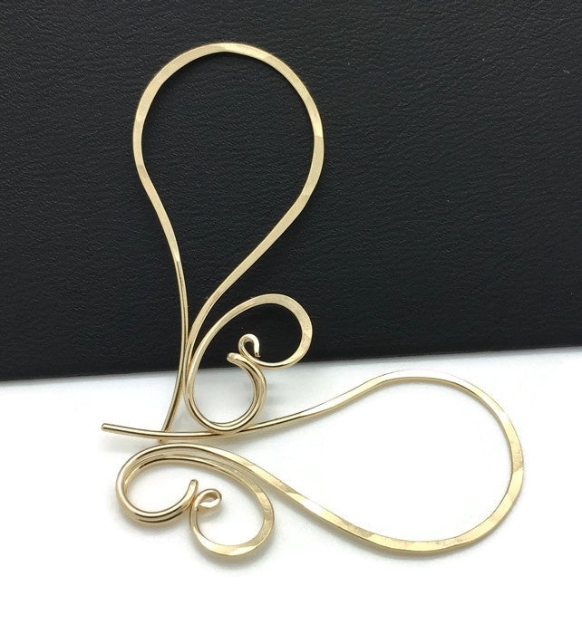 Swan Oorbellen 14K Goldfilled