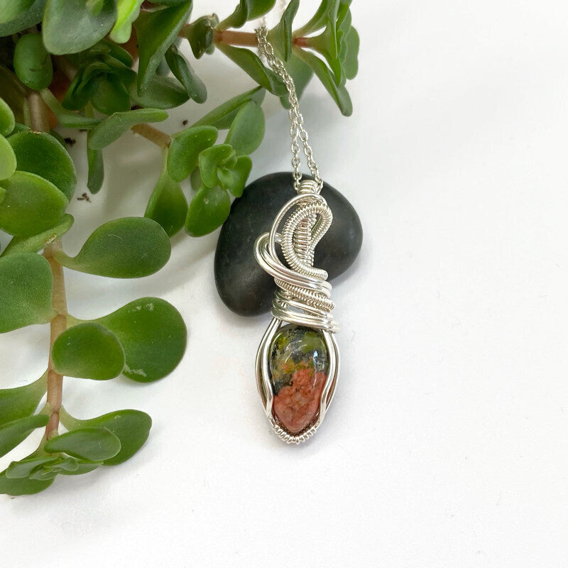 Sterling Zilveren Wire Wrap Hanger Met Unakiet