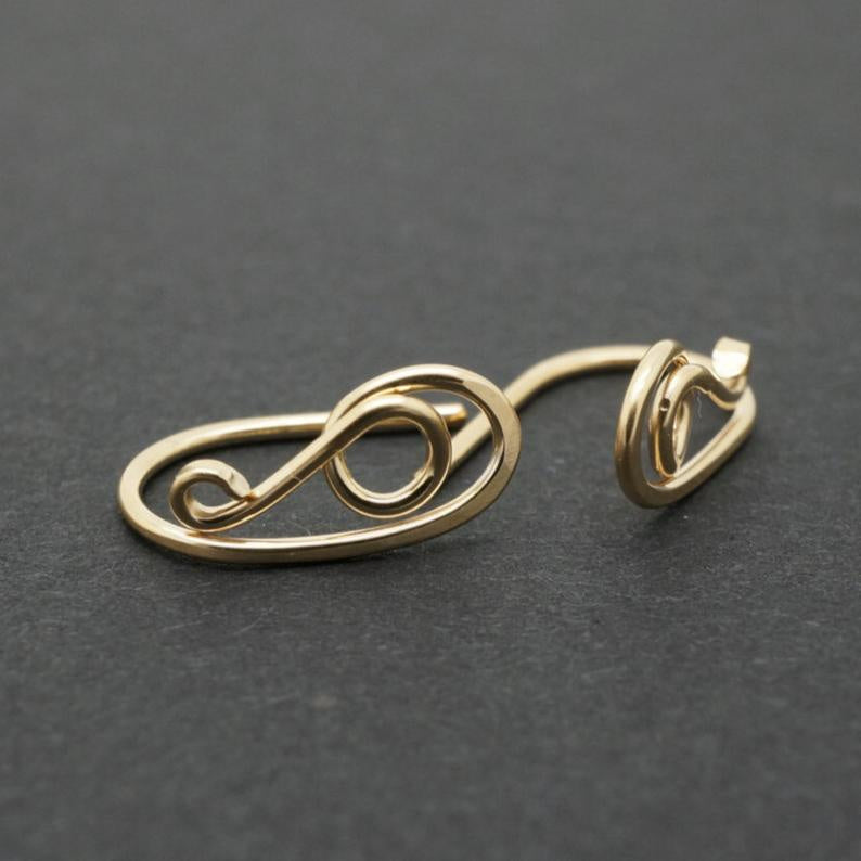 Kleine oorbellen - 14K gold filled