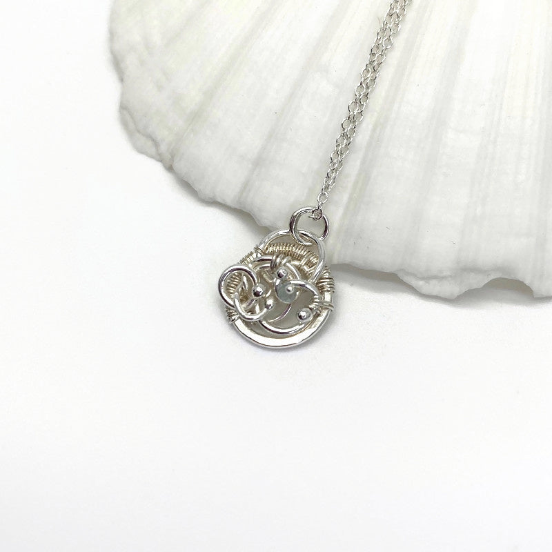 Maart Ketting Met Aquamarijn