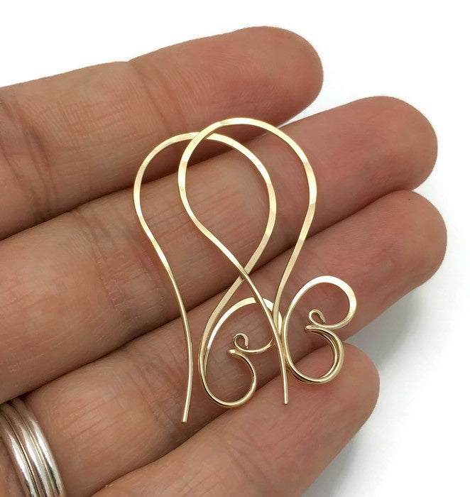 Swan Oorbellen 14K Goldfilled