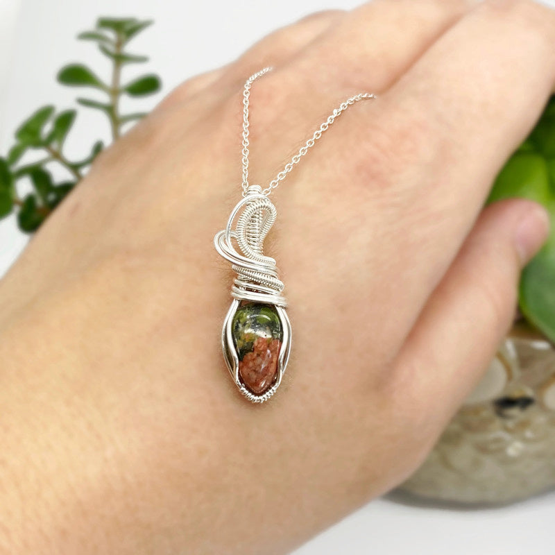 Sterling Zilveren Wire Wrap Hanger Met Unakiet