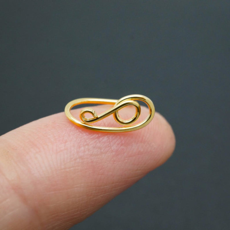 Kleine oorbellen - 14K gold filled