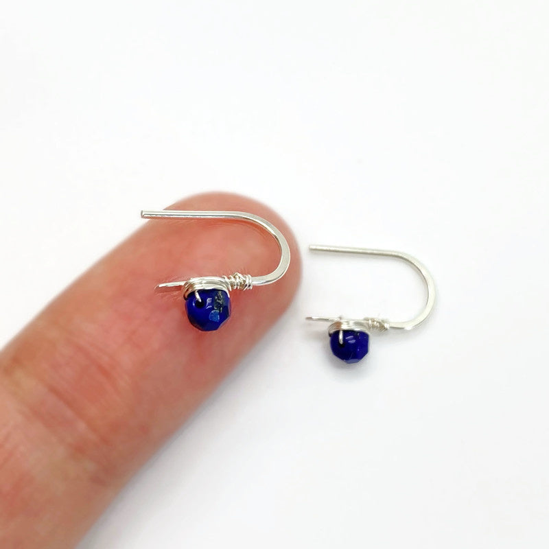 Sterling Zilveren Oorbellen Met Lapis Lazuli