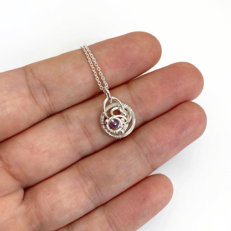 Februari Ketting Met Amethist