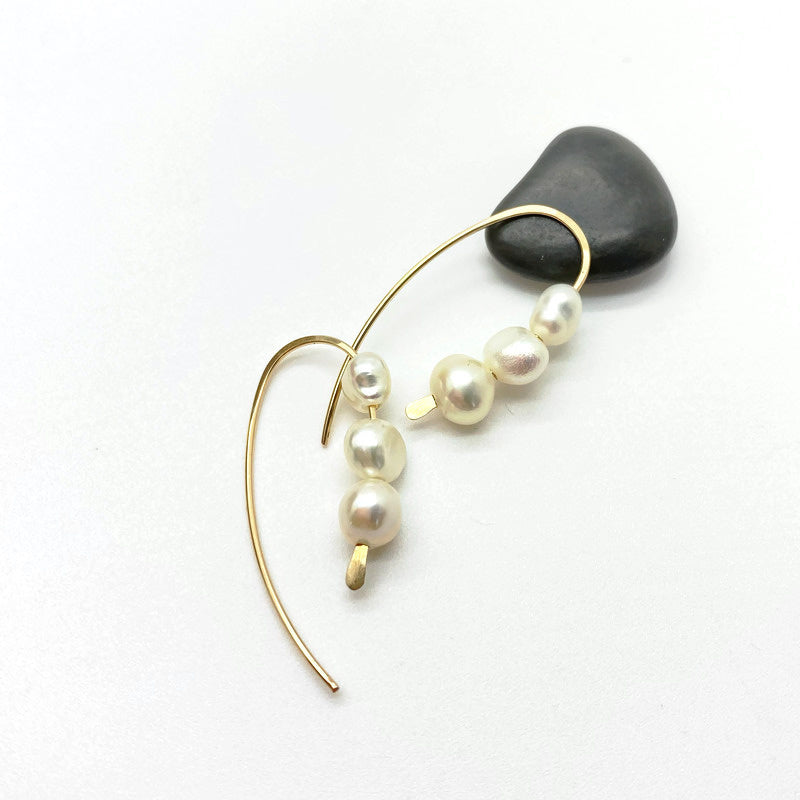 14K Gold Filled Oorbellen Met Parels