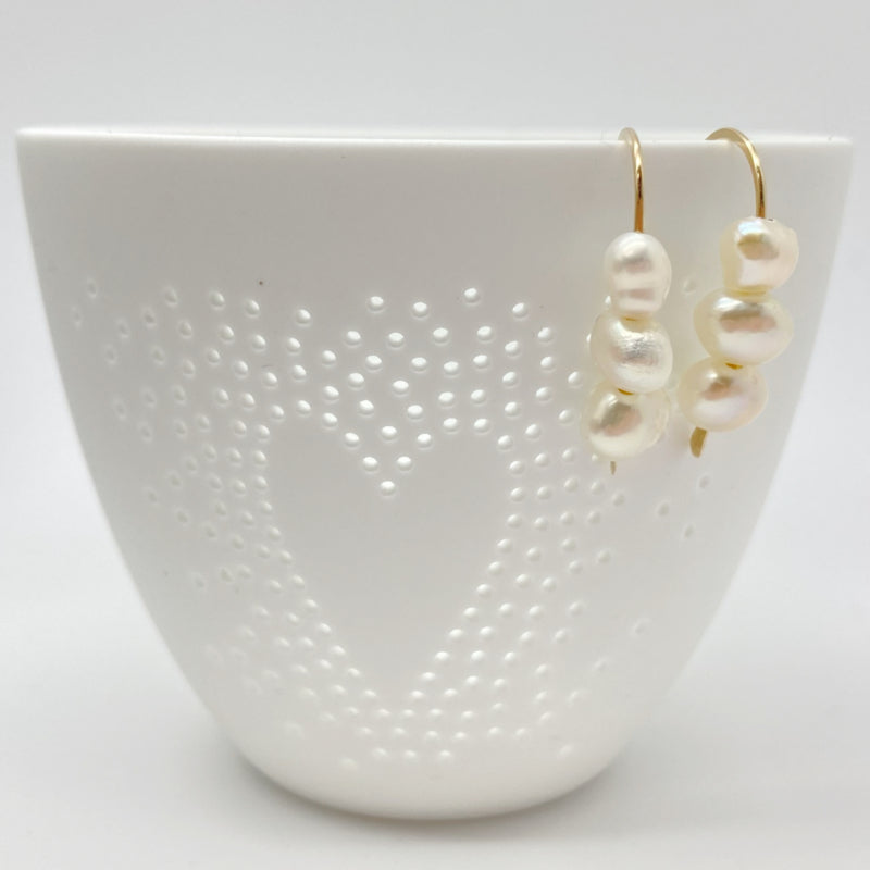 14K Gold Filled Oorbellen Met Parels