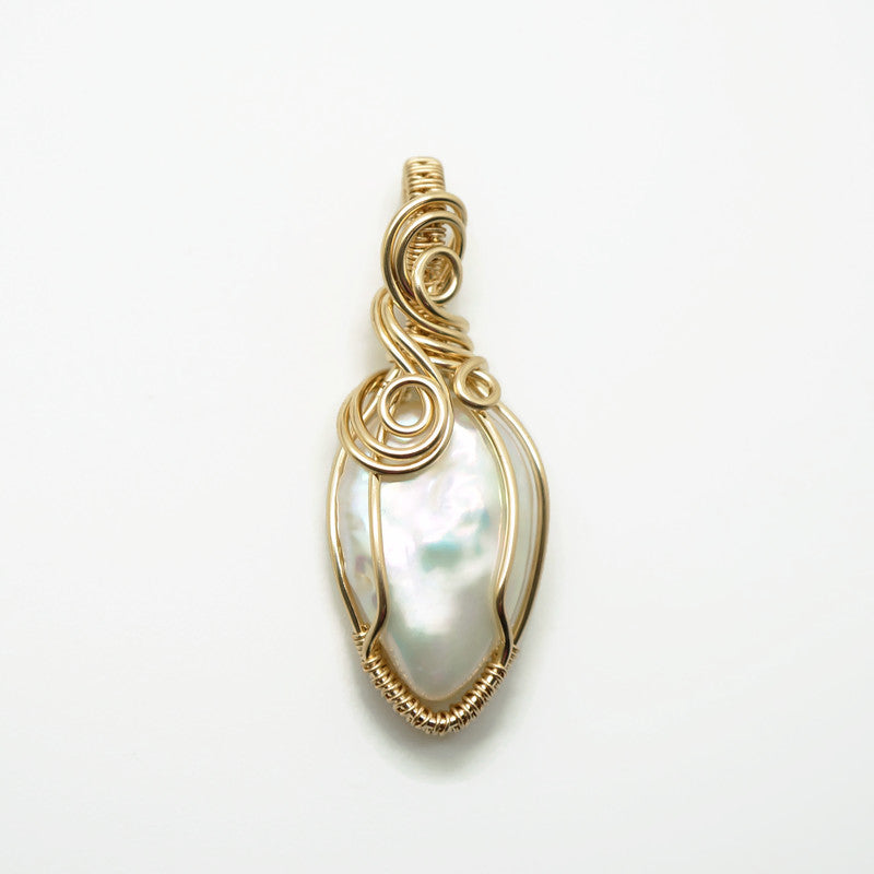 14k gold filled hanger met zoetwaterparel