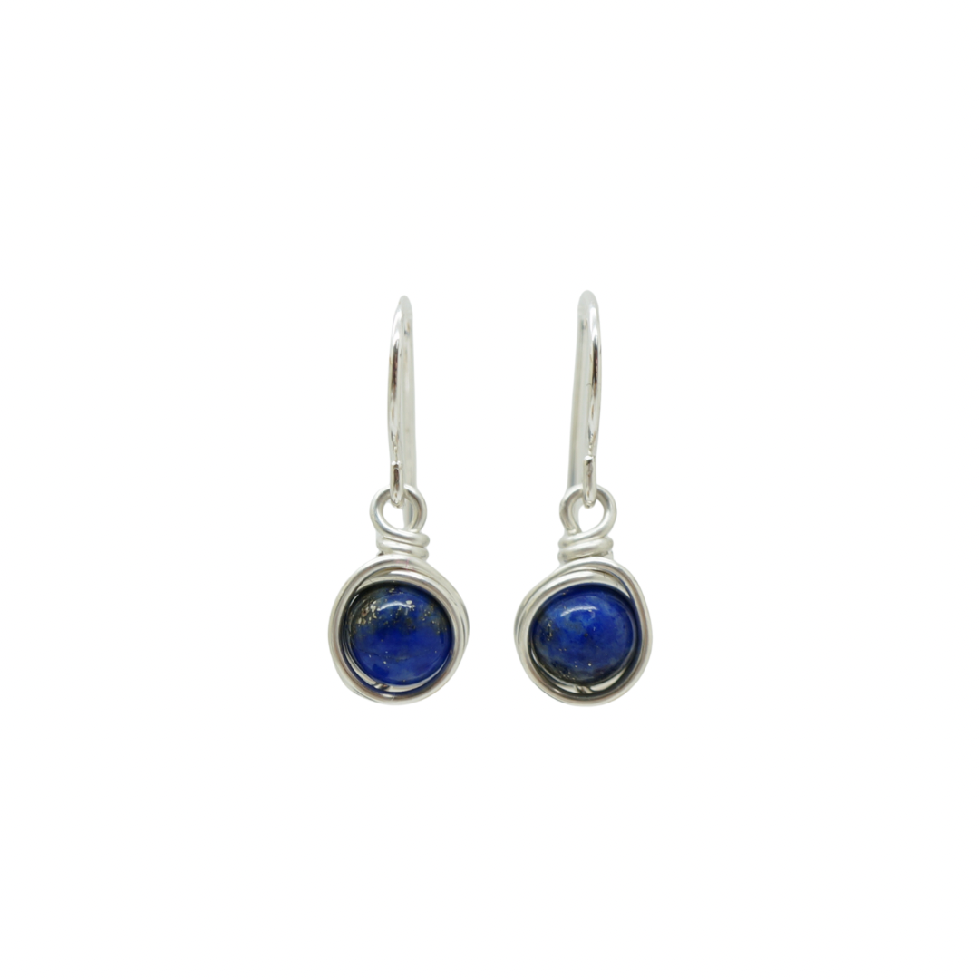 Minimalistische sieradenset met lapis lazuli