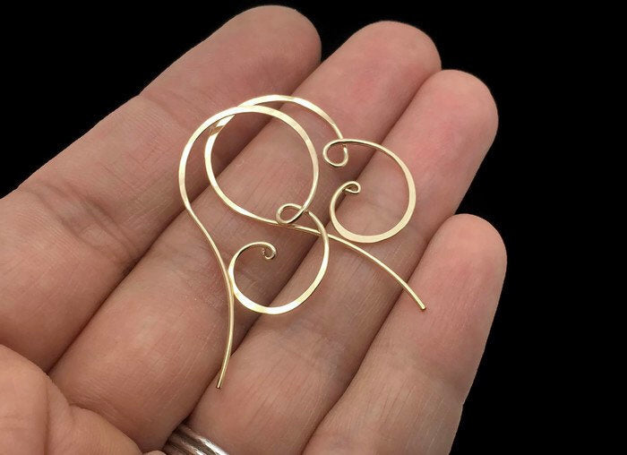 Sierlijke 14K Gold Filled Oorbellen