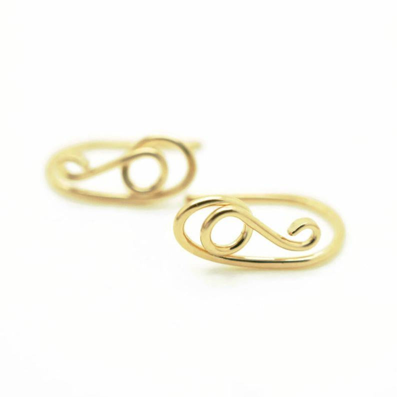 Kleine oorbellen - 14K gold filled