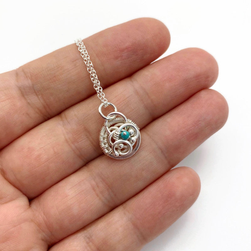 December Ketting Met Turkoois