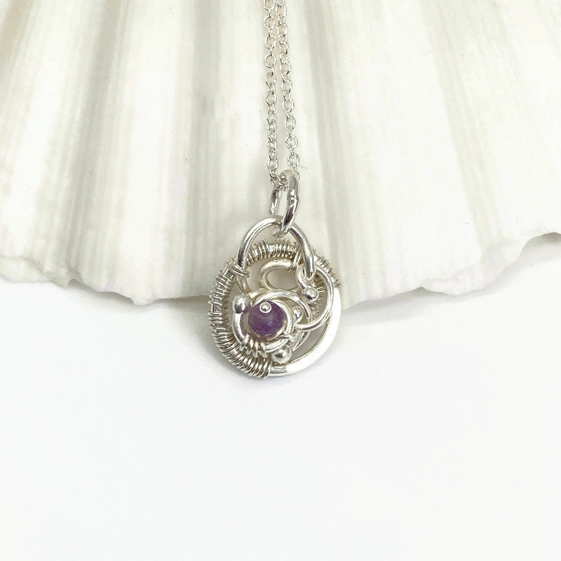 Februari Ketting Met Amethist