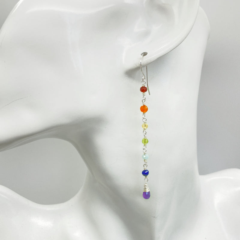 Sterling Zilveren Regenboog Oorbelllen
