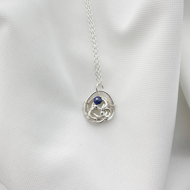 September Ketting Met Saffier