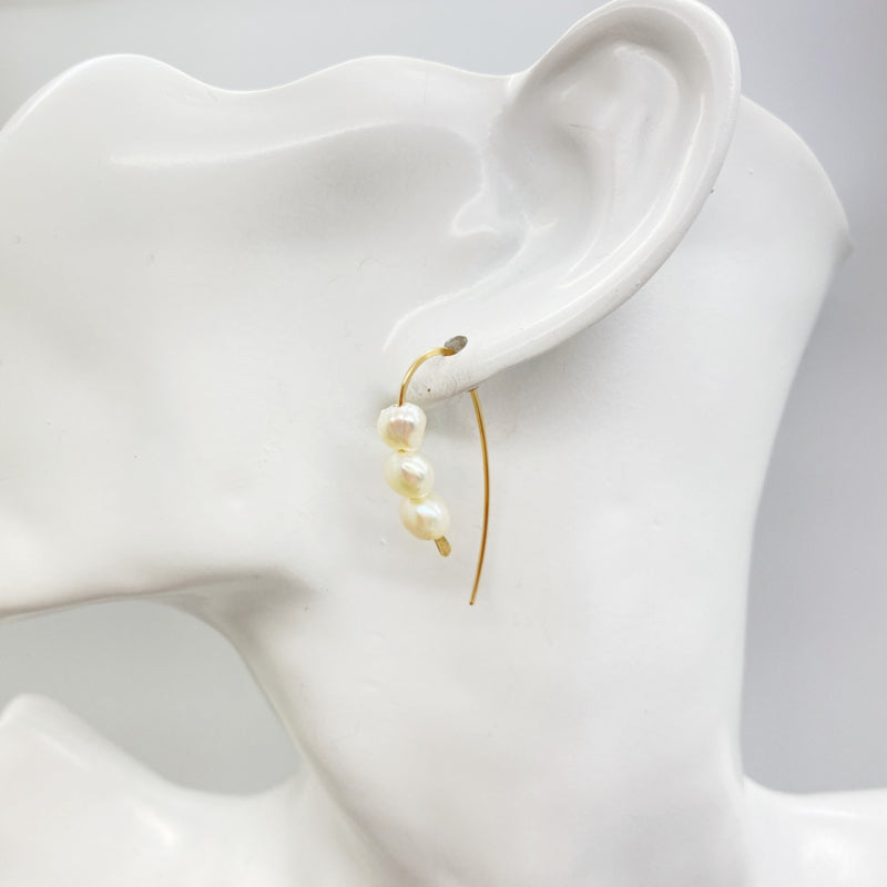 14K Gold Filled Oorbellen Met Parels