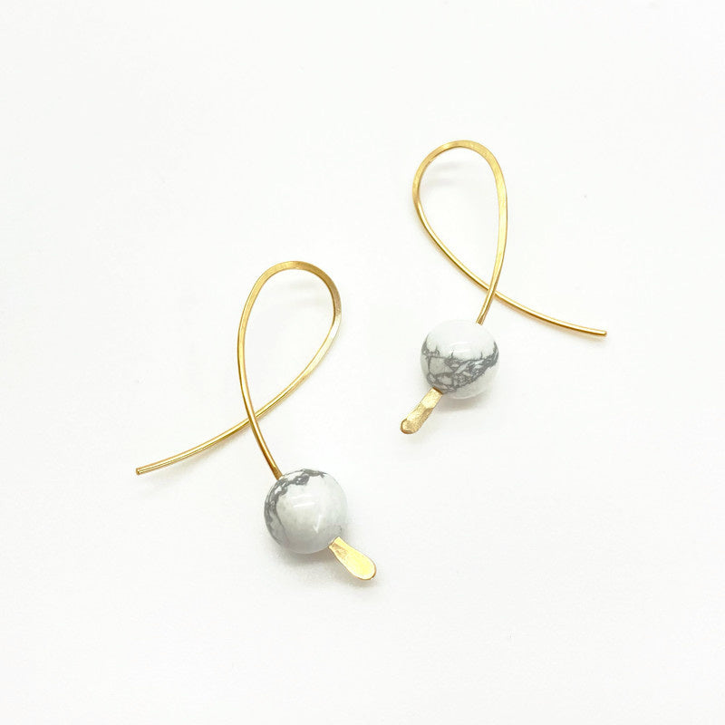 14K Gold Filled Confetti Oorbellen Met Howliet