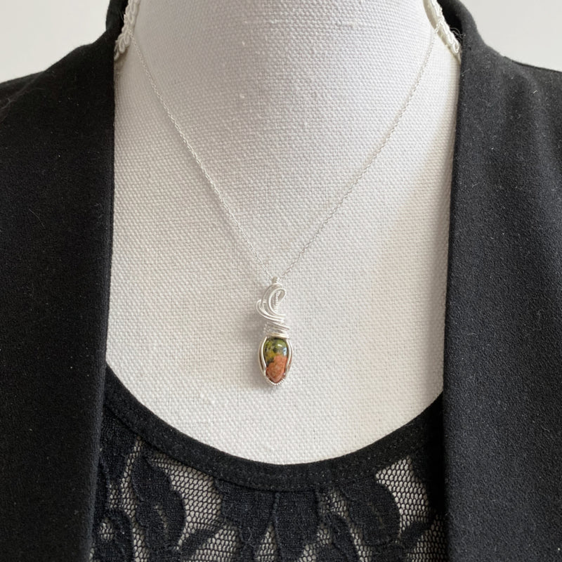 Sterling Zilveren Wire Wrap Hanger Met Unakiet
