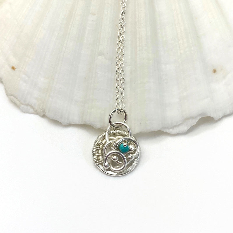 December Ketting Met Turkoois