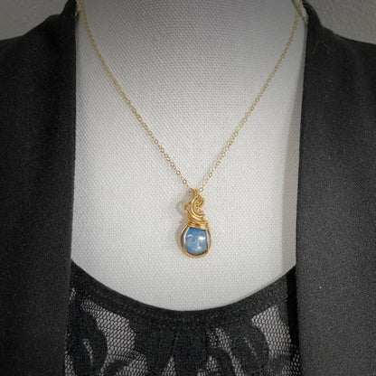 14K Gold Filled Hanger Met Kyaniet