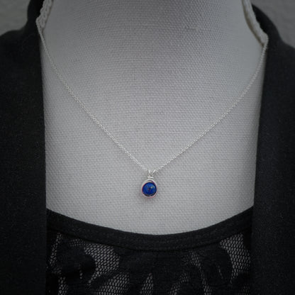 Minimalistische sieradenset met lapis lazuli