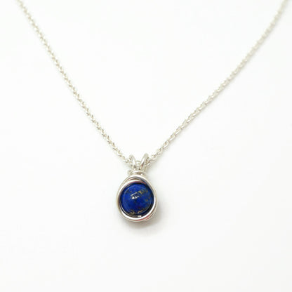 Minimalistische sieradenset met lapis lazuli