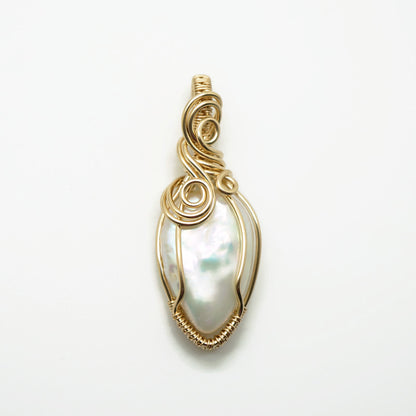 14k gold filled hanger met zoetwaterparel