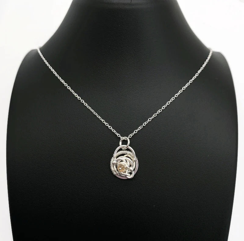 November Geboortesteen Ketting Met Citrien