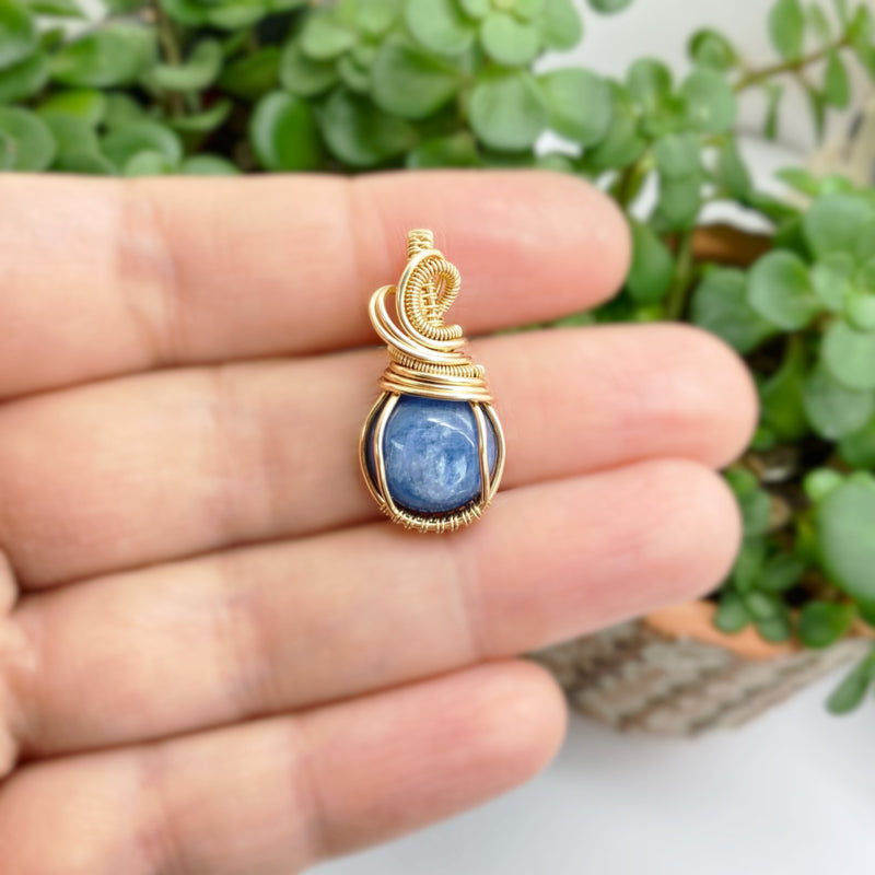 14K Gold Filled Hanger Met Kyaniet